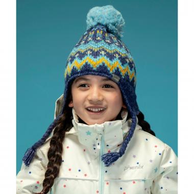 【phenix(フェニックス)】Mix Border Junior Earflap Beanie ミックスボーダージュニアイヤーフラップビーニー/キッズ/子供用 ニットキャップ/スキーウェア/ニット帽/耳あて付き