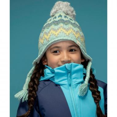【phenix(フェニックス)】Mix Border Junior Earflap Beanie ミックスボーダージュニアイヤーフラップビーニー/キッズ/子供用 ニットキャップ/スキーウェア/ニット帽/耳あて付き