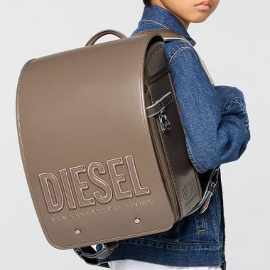 【DIESEL(ディーゼル)】EMBROIDERY DIESEL BISCOTTO LOGO(エンブロイダリー ディーゼル ビスコット ロゴ)ランドセル