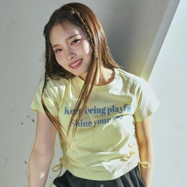 【LTXC】【akane】【吸水速乾/さらさら】ドロストTシャツ