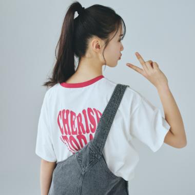 【LTXC】【GOODPRICE】【綿100％】ハートリンガーTシャツ