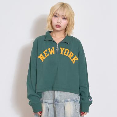 【Champion】ハーフZIPプルオーバー