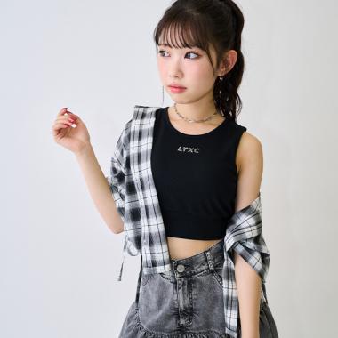 【LTXC】サイドドロスト半袖シャツ