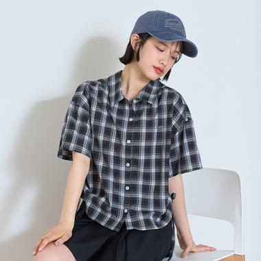 【LTXC】サイドドロスト半袖シャツ