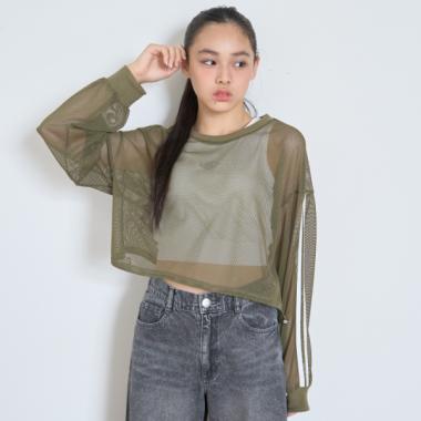 【LTXC】インナーつきメッシュTシャツ