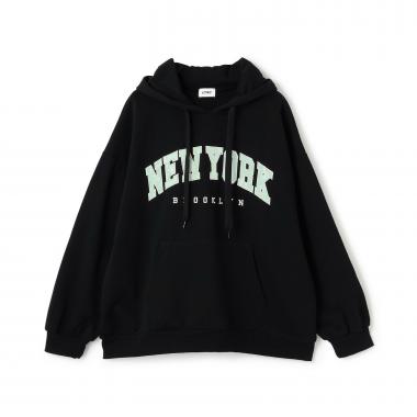 【秒かわトップス】【LTXC】カレッジルーズパーカー