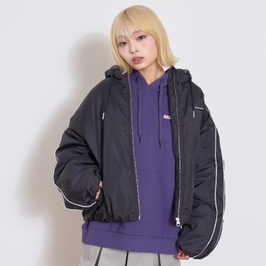 ライン裏キルトブルゾン