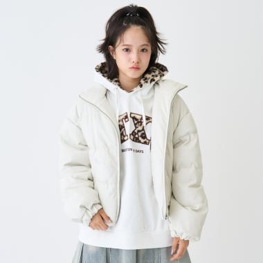 合皮パフィブルゾン