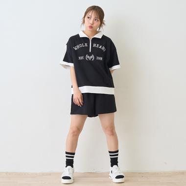 【LTXC】バイカラージップ セットアップ