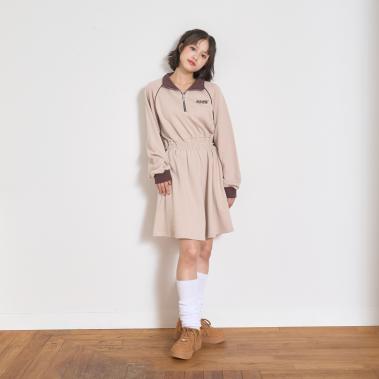 長袖トラックワンピース