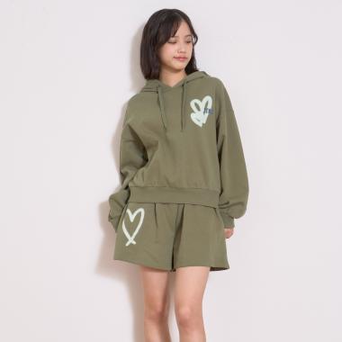 【LTXC】【綿100％】裏起毛バックスプレーセットアップ