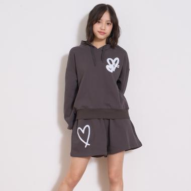 【LTXC】【綿100％】裏起毛バックスプレーセットアップ