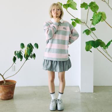 【LTXC】デニムバルーンスカート