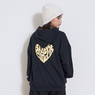 【秒かわトップス】【LTXC】ハート発泡パーカ