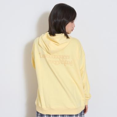 【秒かわトップス】【LTXC】ロゴ発泡パーカ