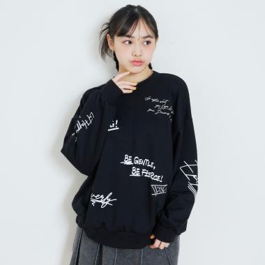 【LTXC/綿100%】グラフィックプルオーバー