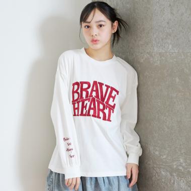 【GOODPRICE】【LTXC/綿100%】ビックロゴカラー長袖T