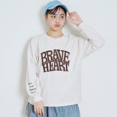 【GOODPRICE】【LTXC/綿100%】ビックロゴカラー長袖T