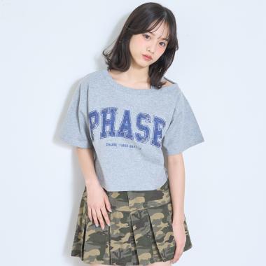 【LTXC/綿100％】ワンショルロゴ半T