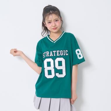 【新色入荷♪】【LTXC/綿100%】ナンバーアップリケ半袖T