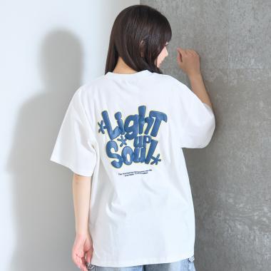 【秒かわトップス】【GOODPRICE】【LTXC/綿100%】バックロゴ半袖T