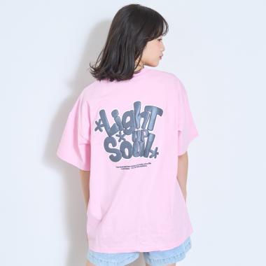 【秒かわトップス】【GOODPRICE】【LTXC/綿100%】バックロゴ半袖T