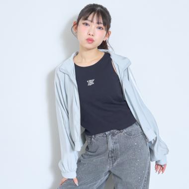 【LTXC/UV/防花粉】シアーラインブルゾン