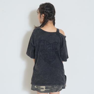 【LTXC/綿100】ピグメントハ‐トワンショルル‐ズT