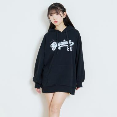 【LTXC/綿100%】ロゴパーカチュニックワンピ