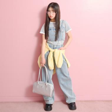 【LTXC】デニムパンツビスチェセットアップ