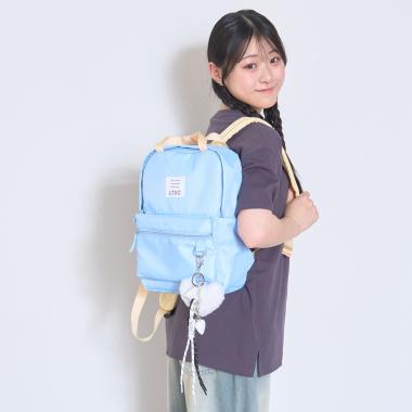 【LTXC】【容量7L】スクエアナイロンミニリュック