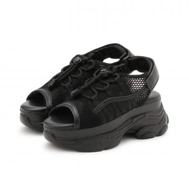 【LTXC】ドローコード厚底サンダル