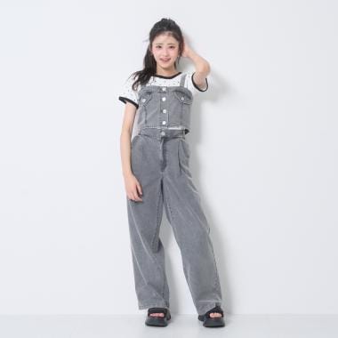 【LTXC/接触冷感】デニムパンツビスチェセット
