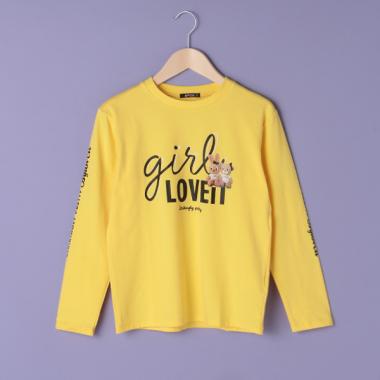 ラビ子＆ビビ転写プリントTシャツ