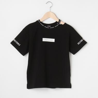 衿スリットTシャツ