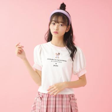 ラビ子リンガーショートTシャツ