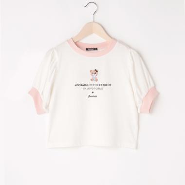 ラビ子リンガーショートTシャツ