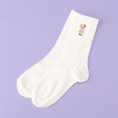 ラビ子ショートクルー丈ソックス【日本製】