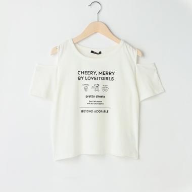 【WEB限定】肩あきアイコン半袖Tシャツ