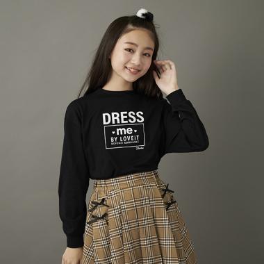 DRESSロゴ長袖Tシャツ
