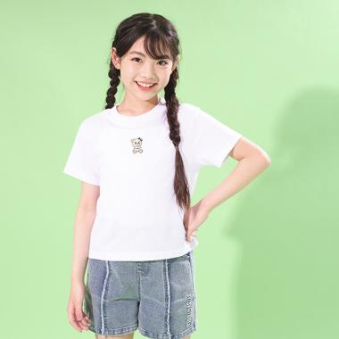 フロントラビ子箔プリントTシャツ