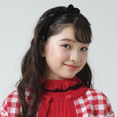 ベルベットリボンカチューシャ【日本製】