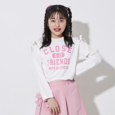 【WEB限定】肩あき長袖Tシャツ