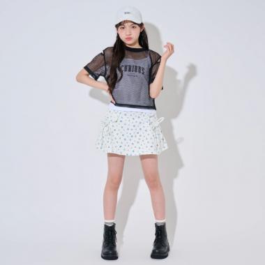 【ニコ☆プチ掲載】ポケットリボンスカート