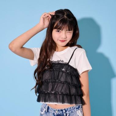 2WAYビスチェつきTシャツ