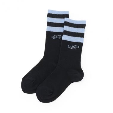 メッシュラインクルーソックス