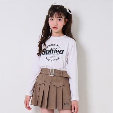 長袖ロゴTシャツ