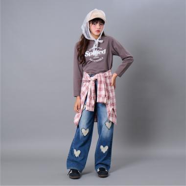 長袖ロゴTシャツ