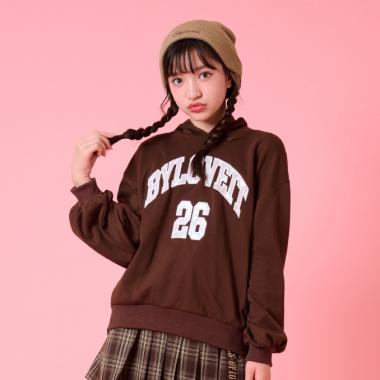 オーロラパッチロングフーディ