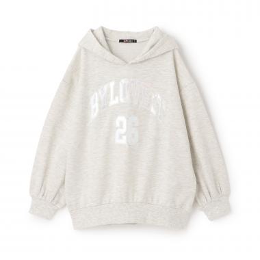 オーロラパッチロングフーディ